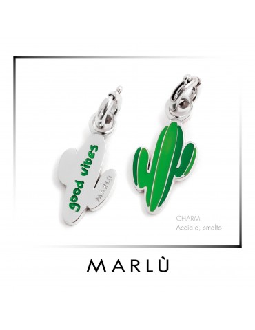 CHARM CACTUS ACCIAIO