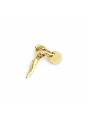 CHARM CORNO PICCOLO COLORE ORO