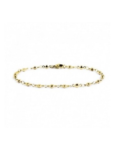 BRACCIALE ORO CATENA CON SFERE